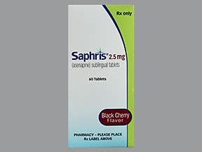 psahris|Saphris (asenapine) dosing, indications, interactions, adverse .